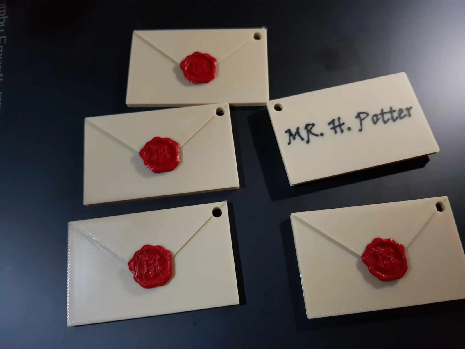 Enfeite de Natal Carta Hogwarts / Arvore de Natal — foto 2 de 2